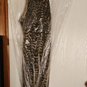 Lillie Rubin Gold and Black Mini Dress